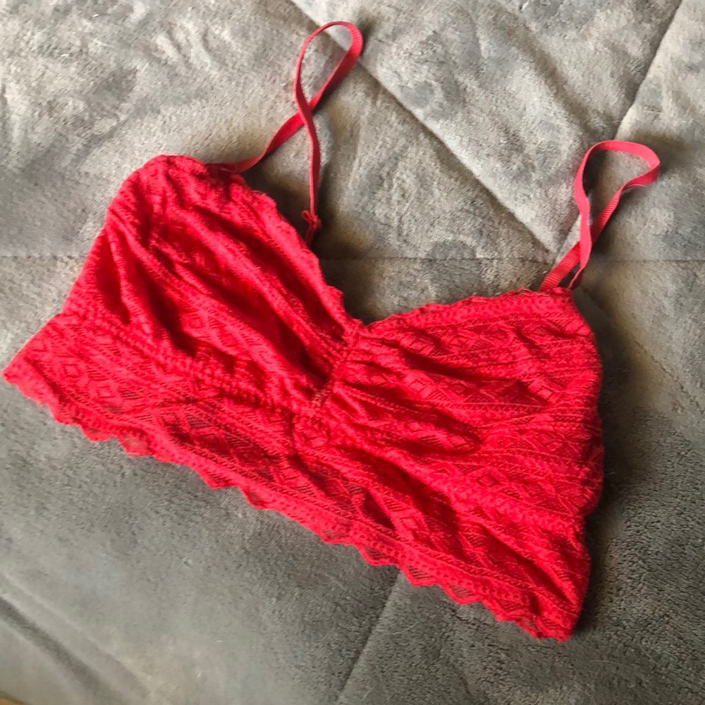 Pink bra
